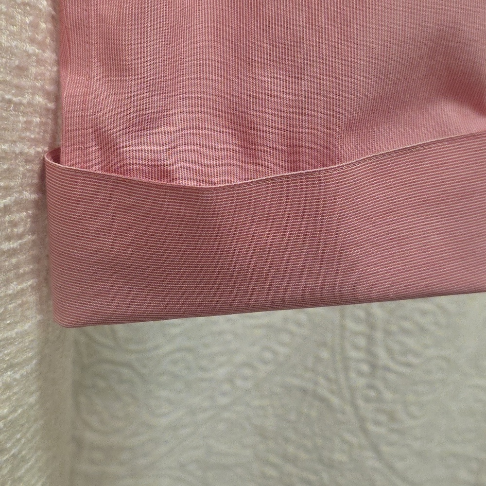 Coldwater Creek Pink And White Fitted Button Down Shirt Top Classic Casual Small - Picture 4 of 13